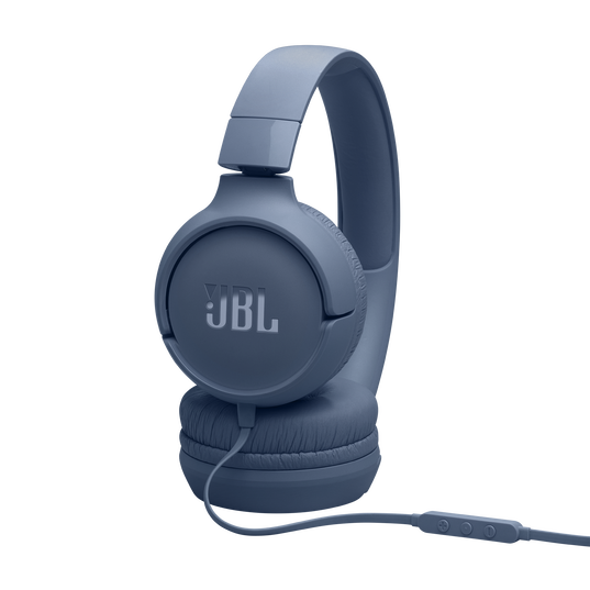 JBL Tune 520C USB-C - Blue - Hi-Res wired on-ear headphones - Detailshot 2